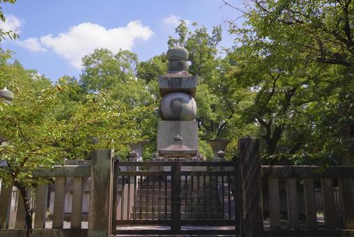 京都 豊国廟にある豊臣秀吉の五輪塔 京都 豊国廟にある豊臣秀吉の五輪塔 豊国廟,京都,豊臣秀吉の写真素材