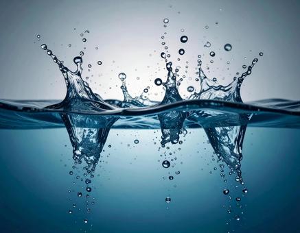 美しい水しぶき、水の動き 美しい水しぶき、水の動きの写真