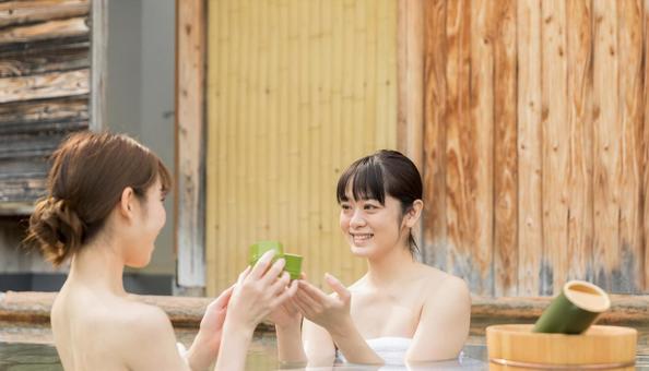 温泉イメージ 温泉イメージ 女性,温泉,人物の写真素材