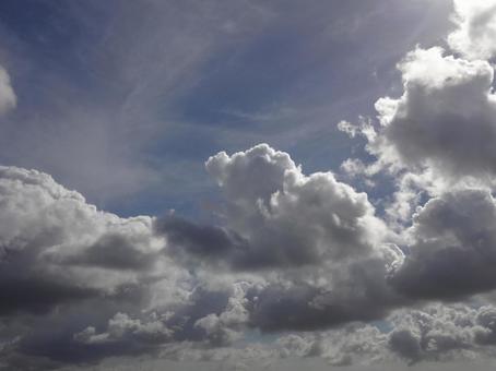 雲のグラデーション 雲のグラデーションの写真