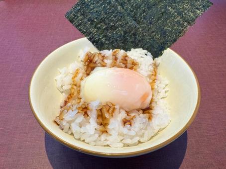 温玉ごはん 温玉ごはん,温玉,のりの写真素材