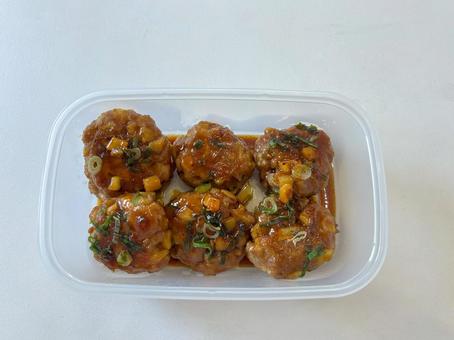 糸島豚とレンコンのつくね|作り置き 糸島豚とレンコンのつくね|作り置き 作り置き,つくね,れんこんの写真素材