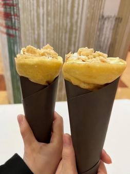 クレープ クレープ,スイーツ,デザートの写真素材