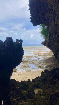 Photo, sea, rock, beach, 