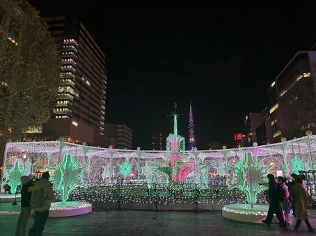 札幌イルミネーション 北海道,札幌,札幌市の写真素材