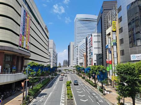 The main street at the west exit of JR Omiya Station, JPG