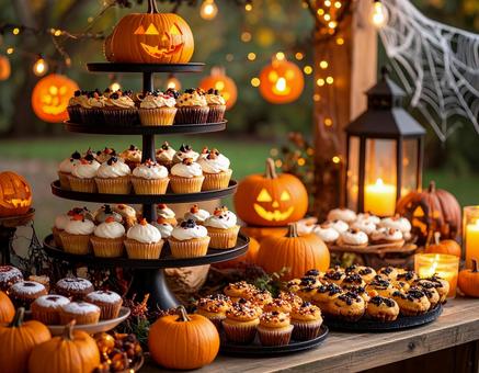 ハロウィンのスイーツパーティ 1 ハロウィンのスイーツパーティ 1の写真