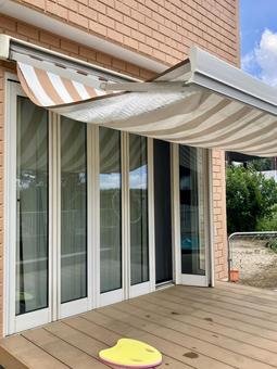 Wooden deck and window, JPG