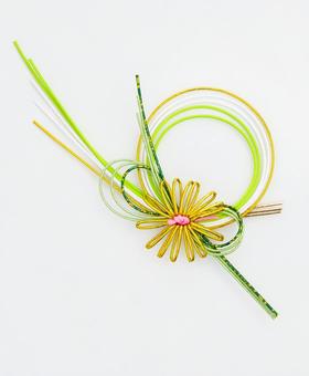 水引　花 水引,帯紐,花の写真素材