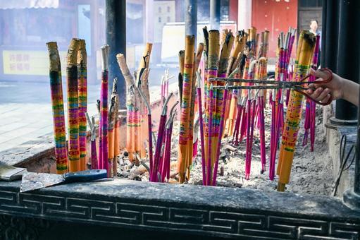 重慶・磁器口 宝輪寺 重慶,磁器口,宝輪寺の写真素材