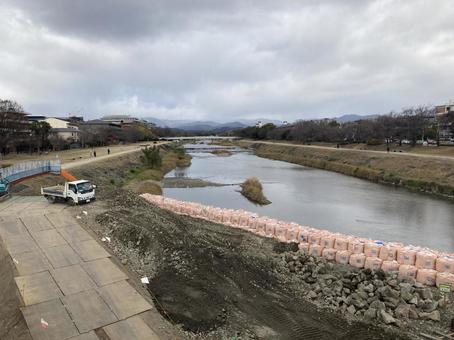 冬の鴨川 冬の鴨川の写真