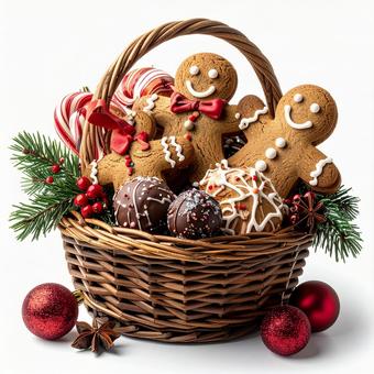 クリスマスバスケットの写真