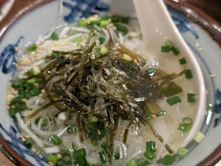Photo, ochazuke, to tighten, rice, 