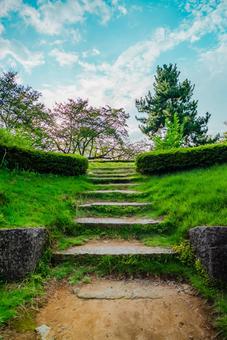 【福井】福井城跡にある福井県庁 【福井】福井城跡にある福井県庁 福井駅,福井,恐竜の写真素材