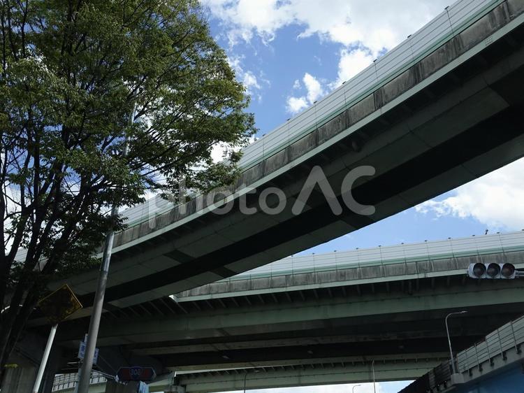 高速のジャンクション 高速道路,ジャンクション,インターチェンジの写真素材