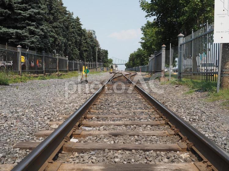 長く続く線路 線路,長い,続くの写真素材