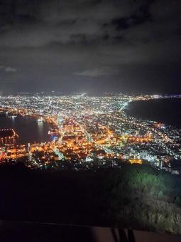 函館の夜景 函館,夜景,風景の写真素材