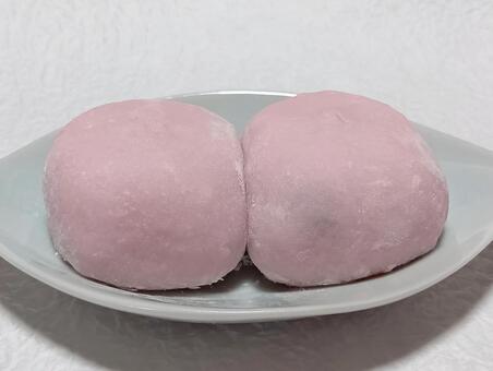 苺大福 苺大福,大福,和生菓子の写真素材