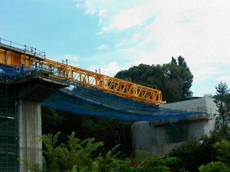 【工事写真】道路建設現場 【工事写真】道路建設現場 道路,橋梁,架設の写真素材