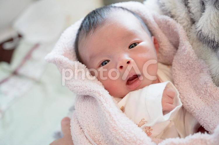 赤ちゃんとお母さん(その８) 親子,赤ちゃん,家族の写真素材