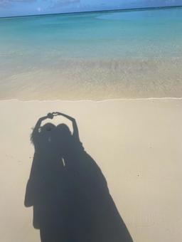 青い海と私たち 青い海と私たちの写真