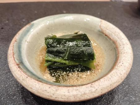 わかめ わかめ,寿司,鮨の写真素材