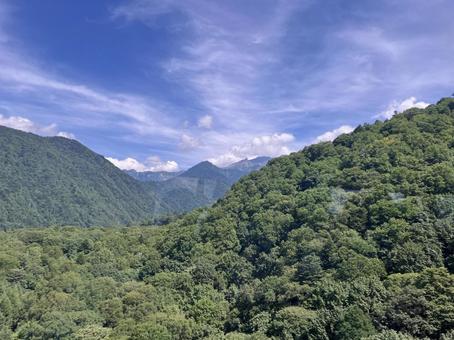 新穂高ロープウェイからの景色１の写真