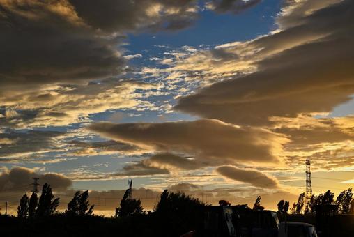 台風接近中の夕焼け 2025/7/14 台風接近中の夕焼け 2025/7/14の写真