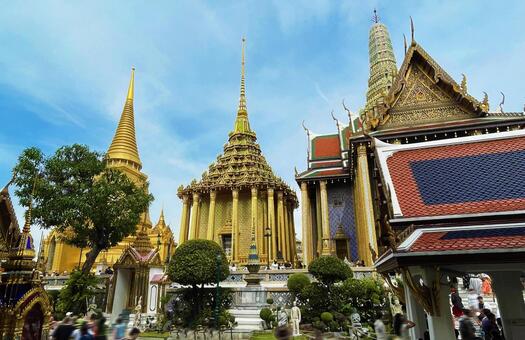 ワット・プラケオ４ ワット・プラケオ,エメラルド寺院,金の写真素材