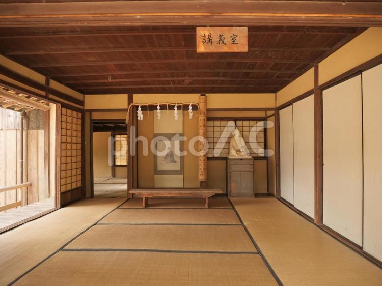  山口県萩の松下村塾の家屋 松下村塾,山口県,萩の写真素材