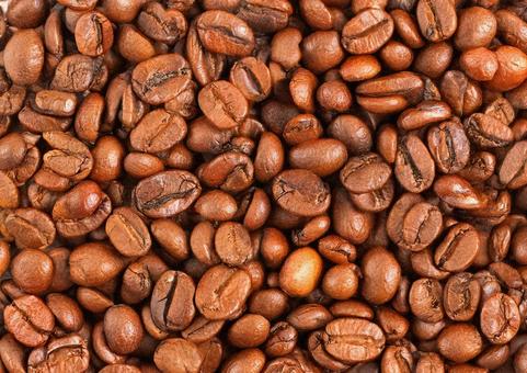 大量のコーヒー豆1 大量のコーヒー豆1の写真