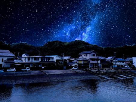 港町と星々 港町と星々の写真