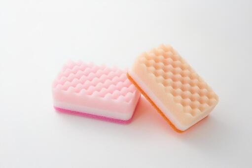 スポンジ スポンジ,食器洗い,洗い物の写真素材