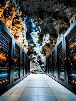 洞窟サーバールーム 洞窟サーバールームの写真