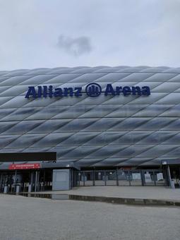 アリアンツ・アレーナ バイエルン・ミュンヘン,ドイツ,サッカーの写真素材