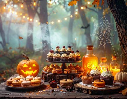 森の中のハロウィンパーティ 1 森の中のハロウィンパーティ 1の写真