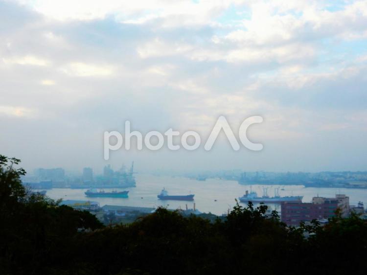 台南の高台から フォトスポット,台湾,観光地の写真素材