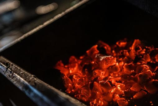 燃える石炭 石炭,済み,燃えるの写真素材