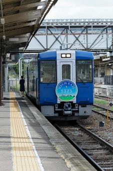小海線 小海線,小諸駅,小諸の写真素材