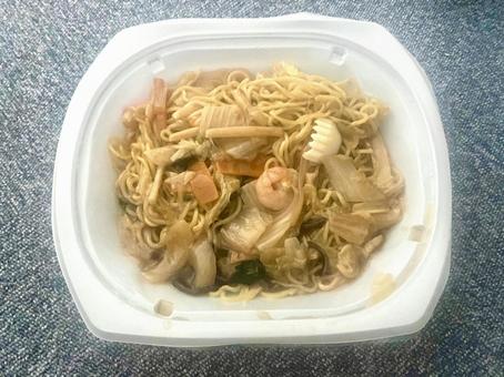 コンビニのあんかけ焼きそば コンビニのあんかけ焼きそば あんかけ焼きそば,コンビニ弁当,弁当の写真素材