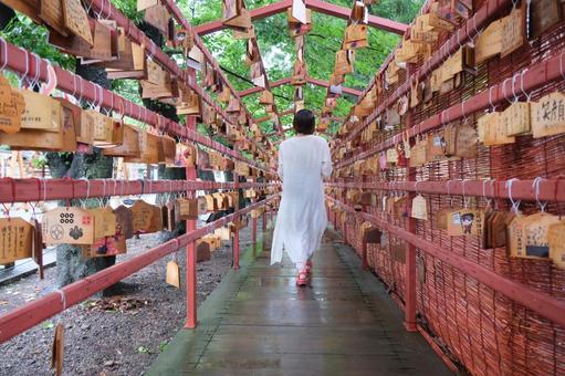 絵馬 絵馬,真田神社,モデルの写真素材