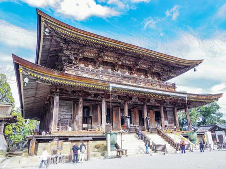 【奈良県】吉野町・金峯山寺 金峯山寺,吉野町,寺社仏閣の写真素材