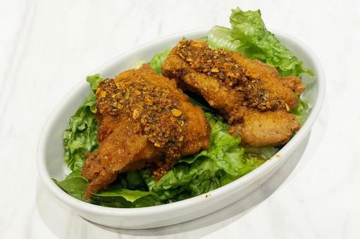 フライドチキン フライドチキン フライドチキン,から揚げ,鶏肉の写真素材