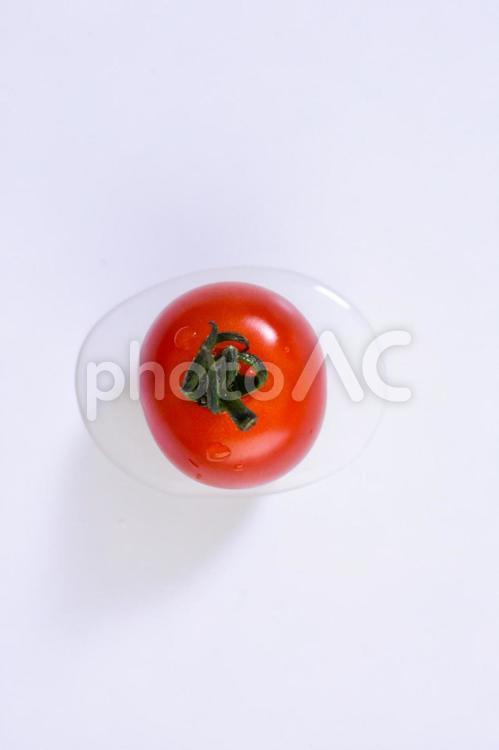 夏のフレッシュ野菜　真っ赤なトマト トマト,プチトマト,緑黄色野菜の写真素材