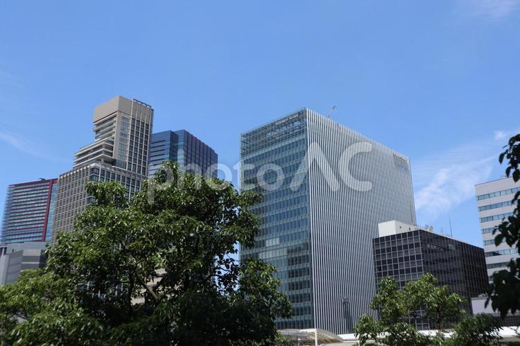 田町　街並み 田町,港区,ビジネスの写真素材
