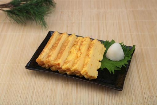 だし巻き卵の写真