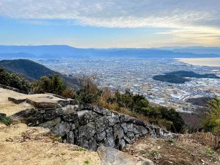 高屋神社からの風景 高屋神社からの風景の写真