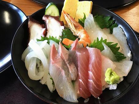 海鮮丼 海鮮丼,旅行,観光の写真素材