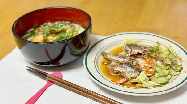 高齢者の食事 高齢者の食事 食卓,食事,献立の写真素材