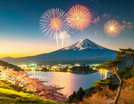 美しい花火大会 夏祭り 美しい花火大会 夏祭りの写真